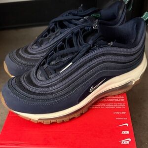 Nike Navy and Cream Athletic Shoes